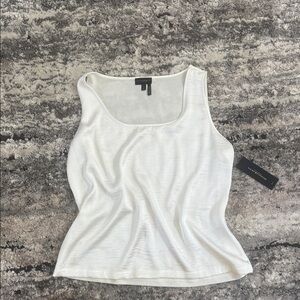 Donna Karan Ivory Tank Top